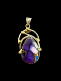multicolor stone pendant